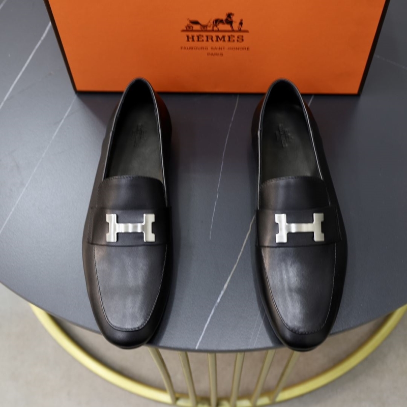 H**mes leather shoes